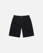 CHINO WORK BLACK SHORT