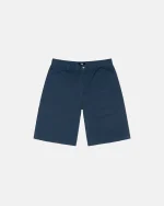 CHINO WORK NAVY BLUE SHORT