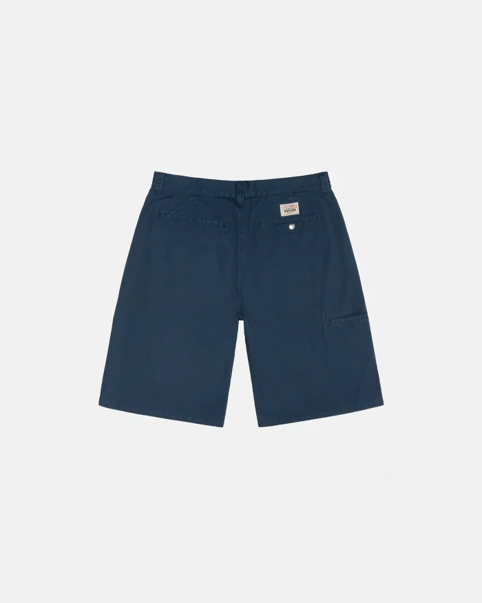 CHINO WORK NAVY BLUE SHORT