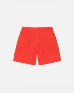 WATER SHORT BIG BASIC BRIGHT RED