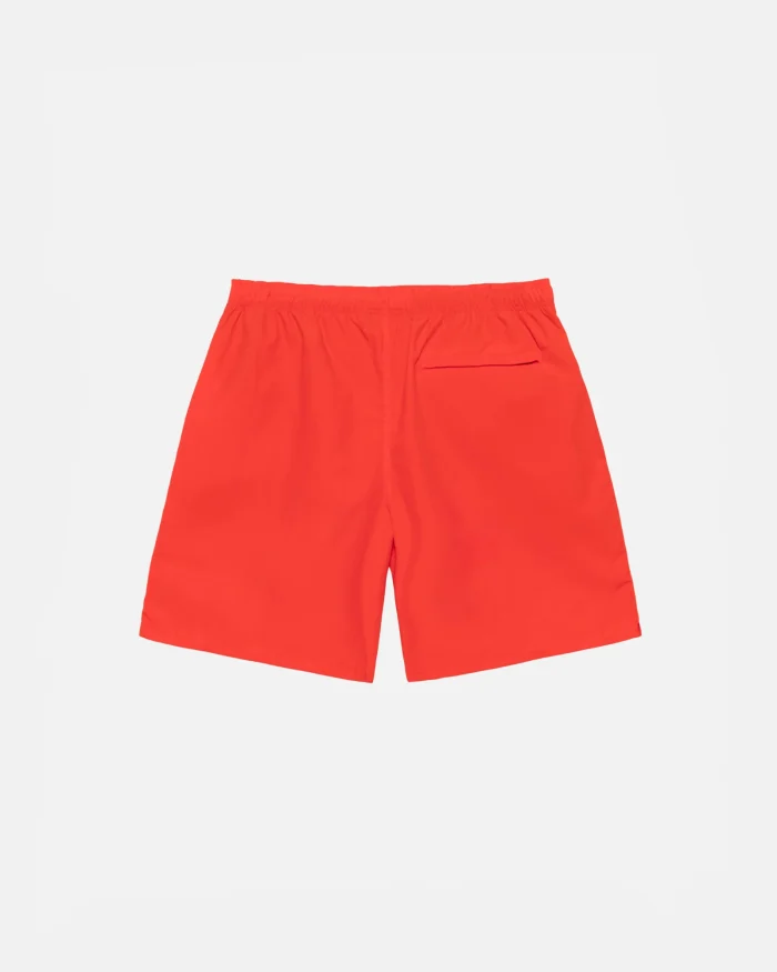 WATER SHORT BIG BASIC BRIGHT RED