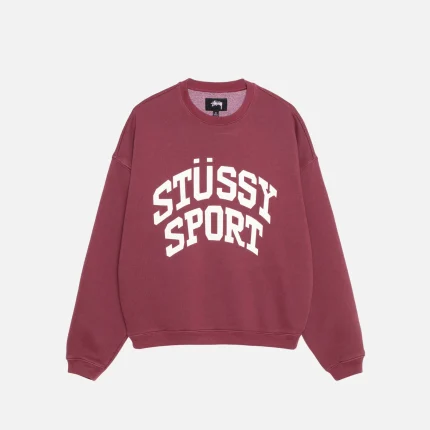 BIG CRACKLE SPORT MAROON CREW