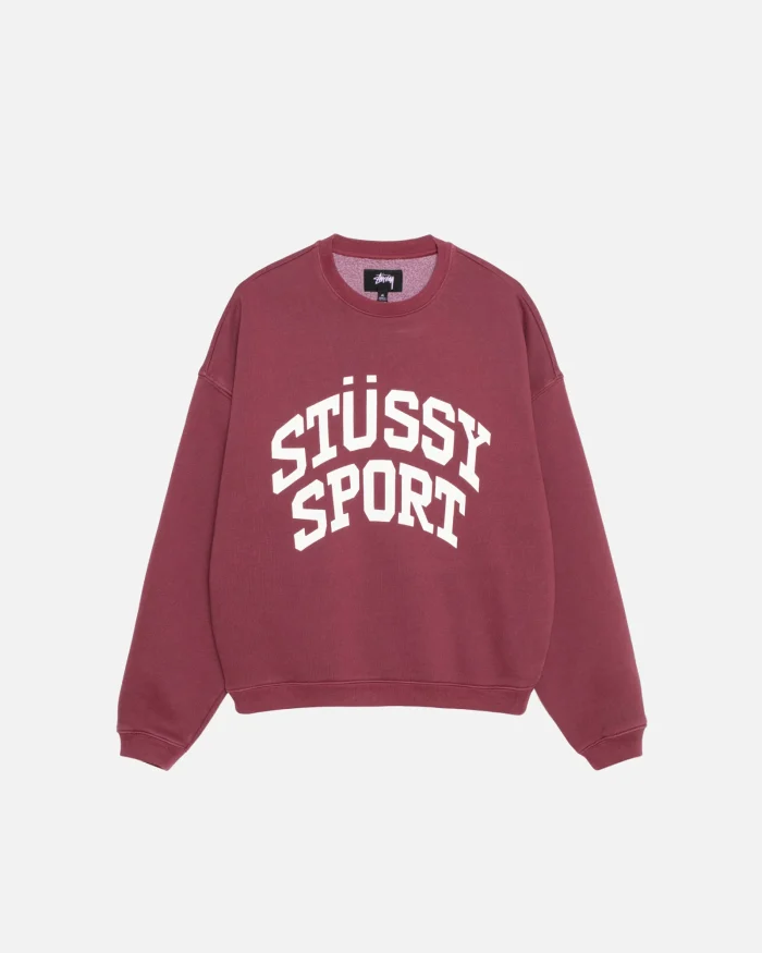 BIG CRACKLE SPORT MAROON CREW