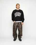 BIG CRACKLE SPORT BLACK CREW