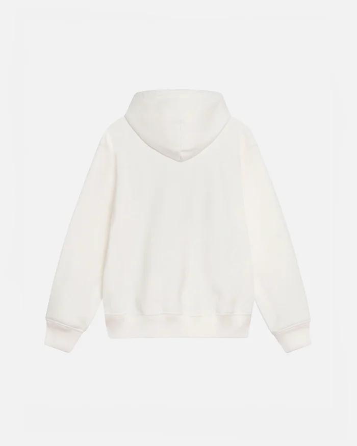 SATIN PATCH OFF WHITE HOODIE