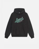 SATIN PATCH HOODIE