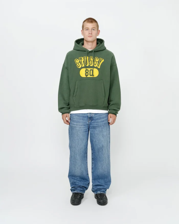 STUSSY 80 RELAXED PINE HOODIE