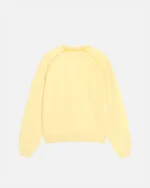 OVERLOCK VARSITY RAGLAN LIGHT YELLOW CREW