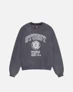 OVERLOCK VARSITY RAGLAN GREY CREW