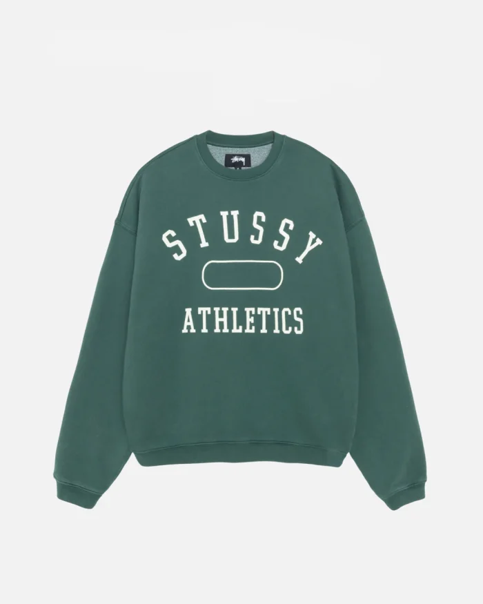 STÜSSY ATHLETICS GREEN CREW