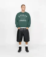 STÜSSY ATHLETICS GREEN CREW