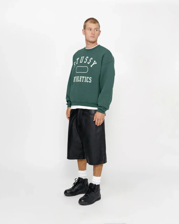 STÜSSY ATHLETICS GREEN CREW