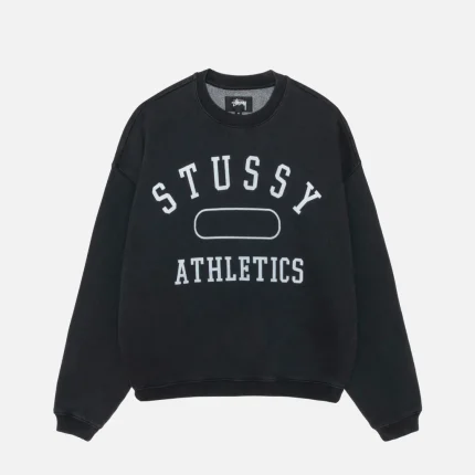 STÜSSY ATHLETICS BLACK CREW