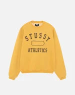 STÜSSY ATHLETICS YELLOW CREW