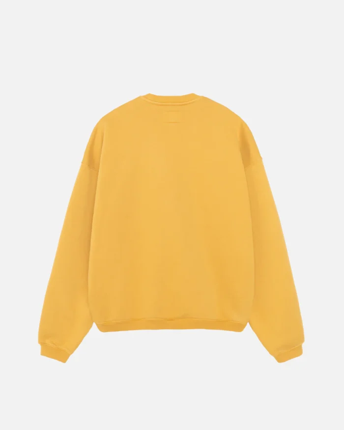 STÜSSY ATHLETICS YELLOW CREW