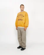 STÜSSY ATHLETICS YELLOW CREW