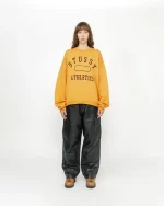 STÜSSY ATHLETICS YELLOW CREW