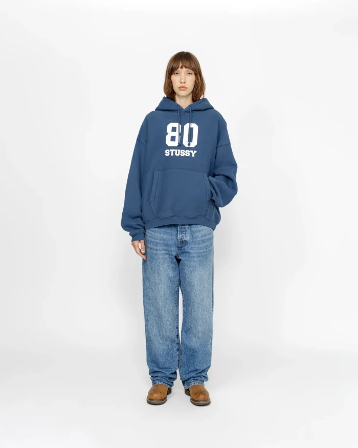 80 RELAXED BLUE HOODIE