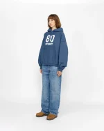 80 RELAXED BLUE HOODIE