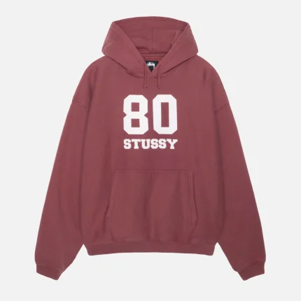 80 RELAXED MAROON HOODIE