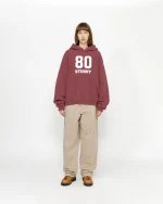 80 RELAXED MAROON HOODIE