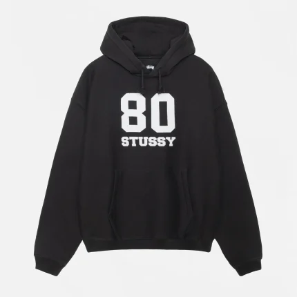 80 RELAXED BLACK HOODIE