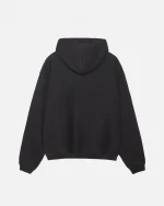 80 RELAXED BLACK HOODIE