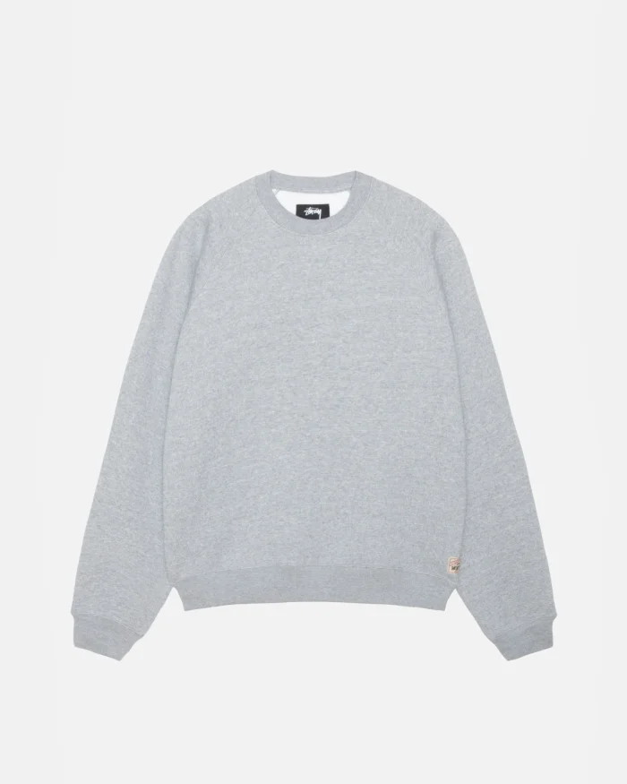 FLEECE RAGLAN GREY CREW