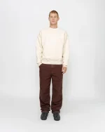 FLEECE RAGLAN OFF WHITE CREW