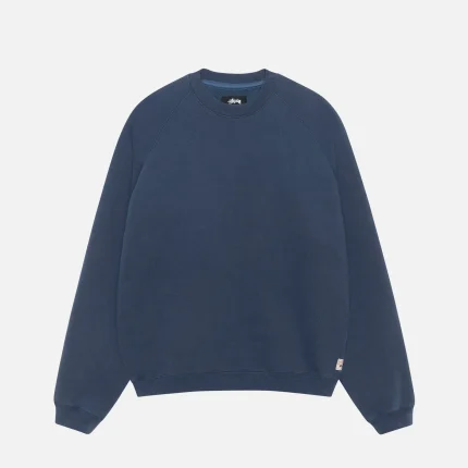 FLEECE RAGLAN NAVY BLUE CREW