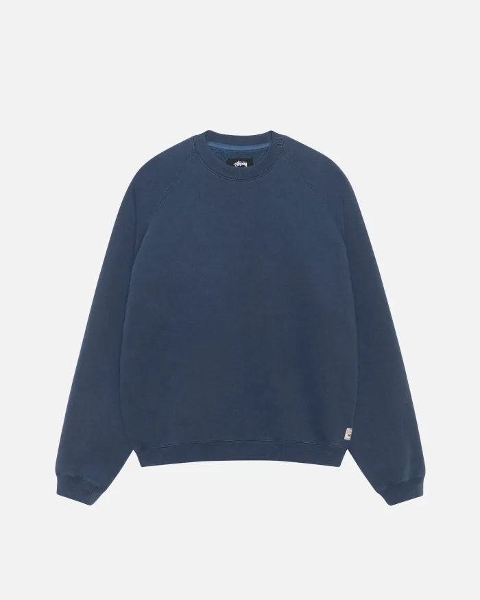 FLEECE RAGLAN NAVY BLUE CREW