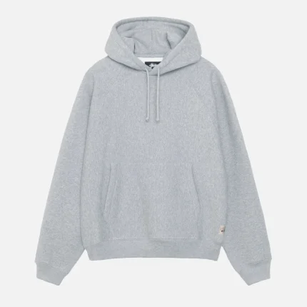 FLEECE RAGLAN GREY HEATHER HOODIE