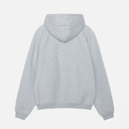 FLEECE RAGLAN GREY HEATHER HOODIE