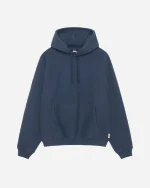 FLEECE RAGLAN NAVY BLUE HOODIE