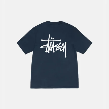 BASIC STÜSSY NAVY BLUE TEE