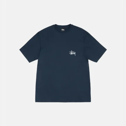 BASIC STÜSSY NAVY BLUE TEE