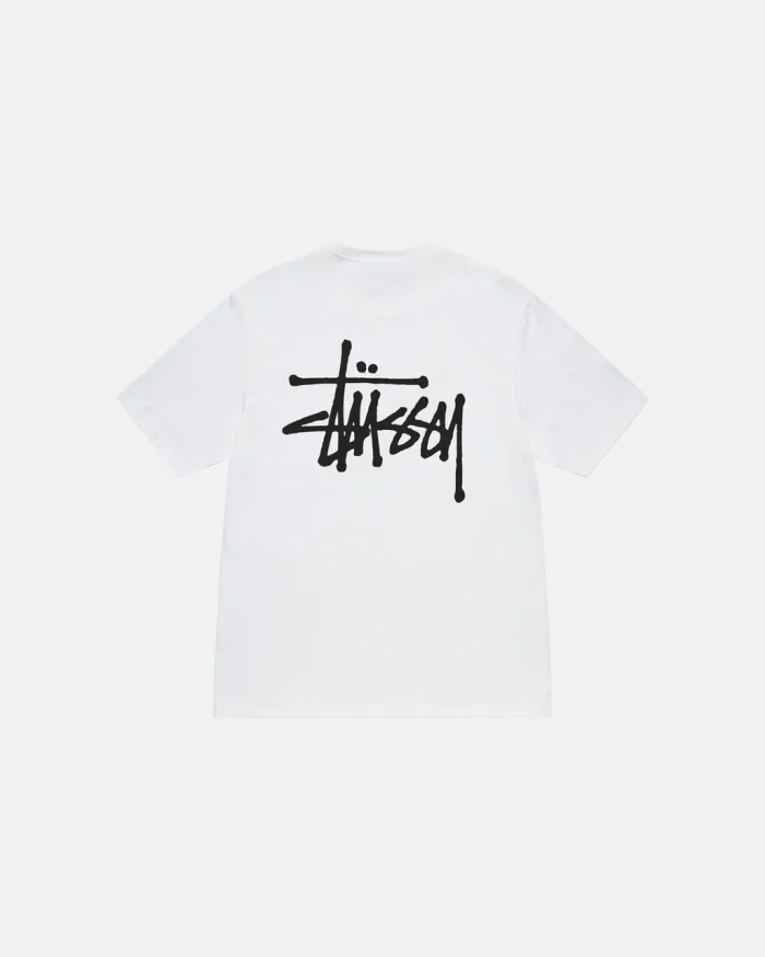 BASIC STÜSSY WHITE TEE