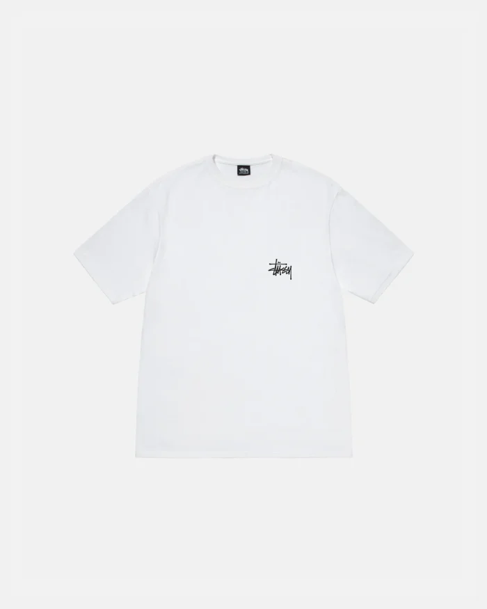 BASIC STÜSSY WHITE TEE