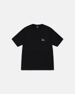 BUILT IN USA BLACK TEE PIGMENT DYED