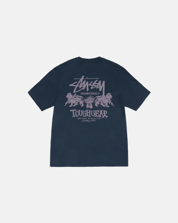 TOUGH GEAR INTERNATIONAL NAVY BLUE TEE