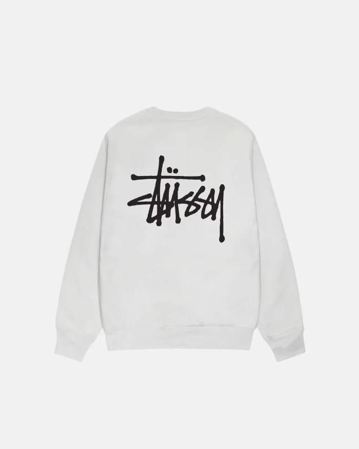 BASIC STÜSSY WHITE CREW