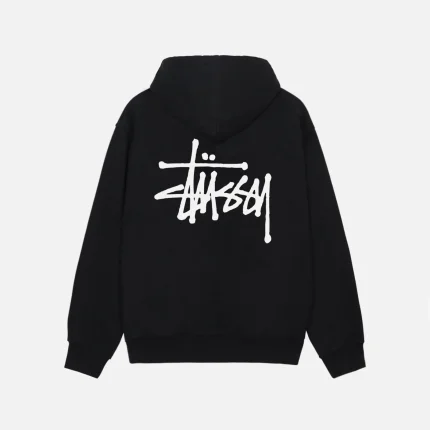 BASIC STÜSSY BLACK HOODIE