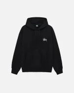 BASIC STÜSSY BLACK HOODIE