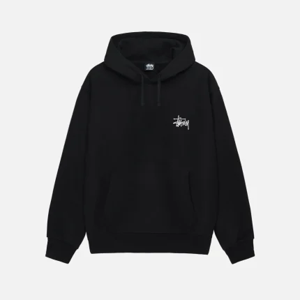 BASIC STÜSSY BLACK HOODIE