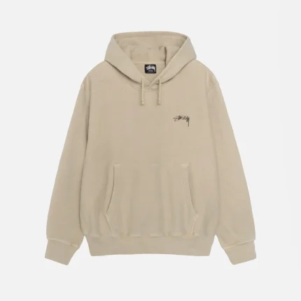 SMOOTH STOCK HOODIE PIGMENT DYED