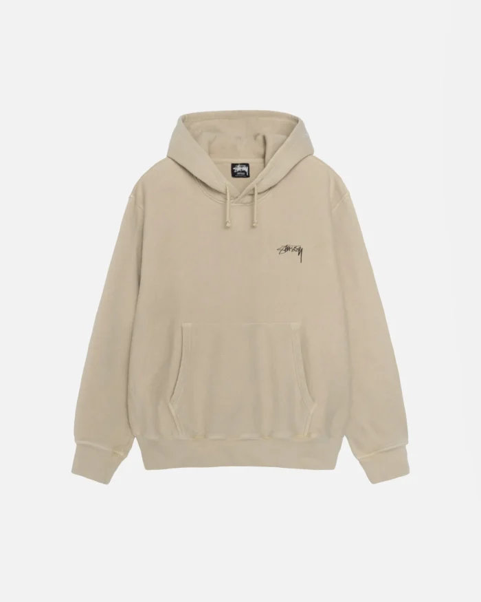 SMOOTH STOCK HOODIE PIGMENT DYED