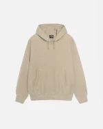 BUANA LIGHT PINK HOODIE PIGMENT DYED