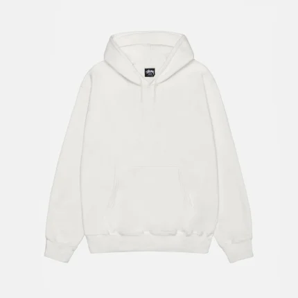 BUANA WHITE HOODIE PIGMENT DYED