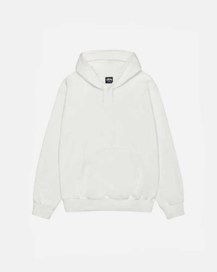 BUANA WHITE HOODIE PIGMENT DYED