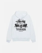 TOUGH GEAR INTERNATIONAL WHITE HOODIE